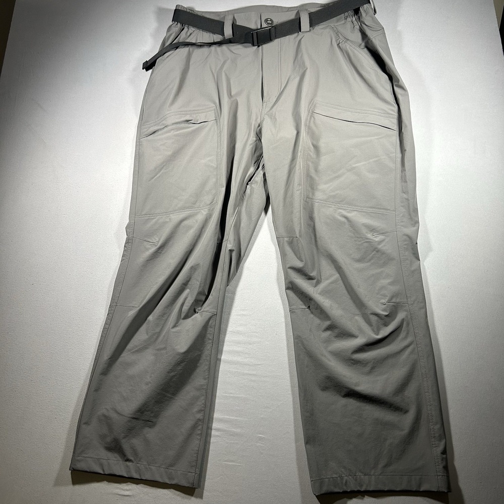 Mens‎ Free Soldier Tactical Hiking Pants Gray Stretch Belted 42x32